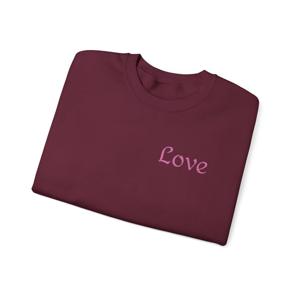 Love Everyday Unisex Sweatshirt, Cozy Crewneck, Gift for Her, Casual Comfort, Valentine's Day, Love Gift