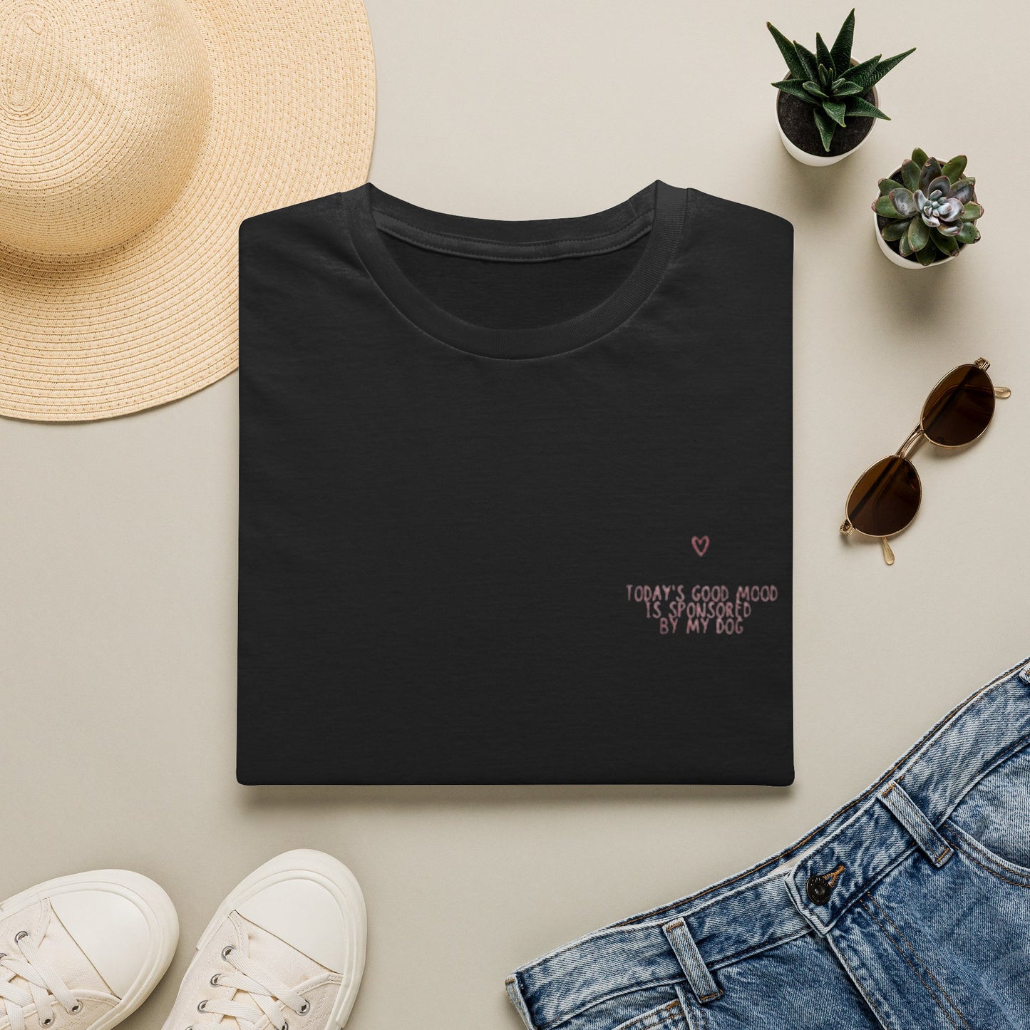 Minimal soft heart Tshirt
