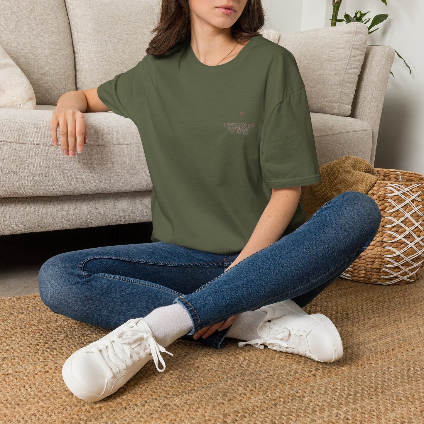 Minimal soft heart Tshirt