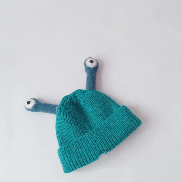 Korean Style Children's Knitted Frog Hats