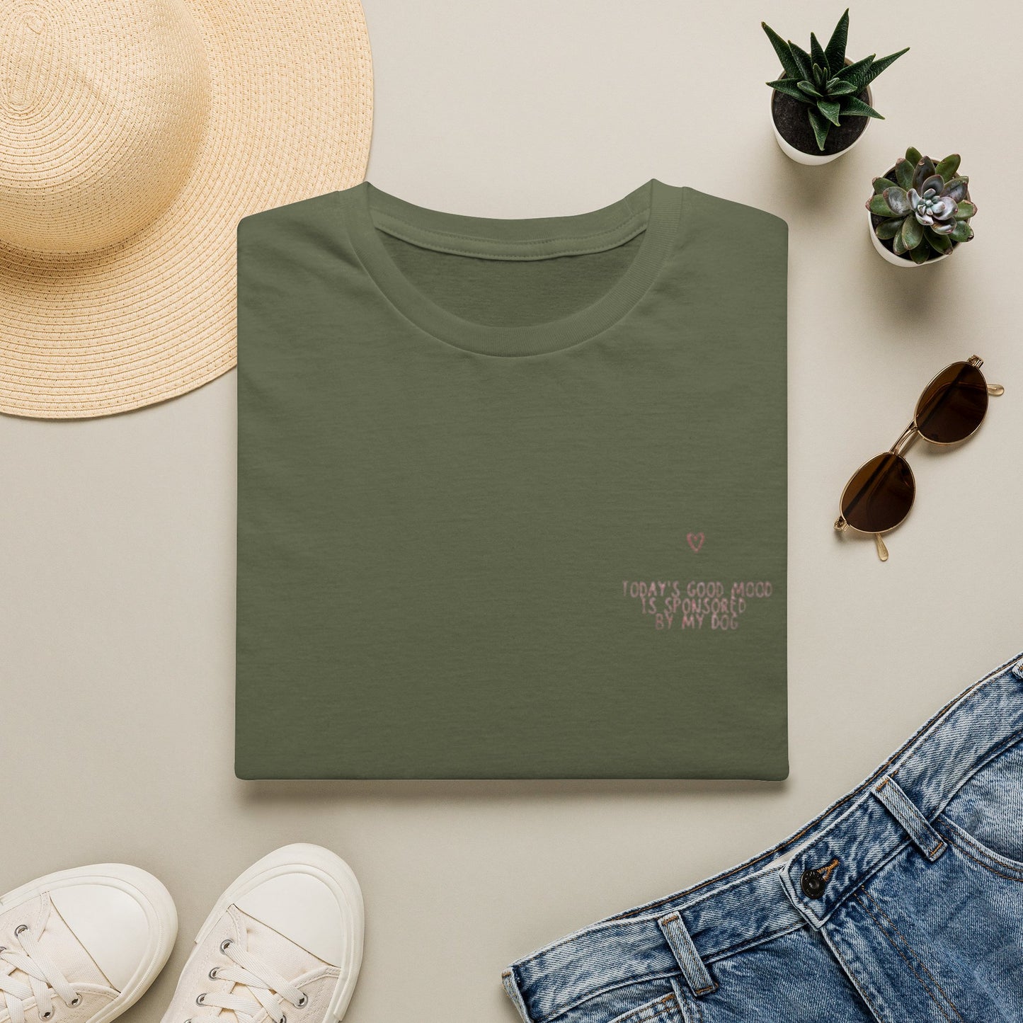 Minimal soft heart Tshirt