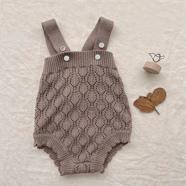 Sweater and Jumpsuit Set with Suspenders and Hats