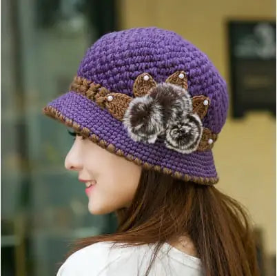 Knitted Hats for Elderly Mothers in Autumn & Winter