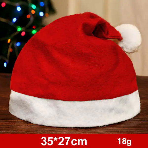 Fashionable Snowman and Santa Claus Hats for Xmas Decor