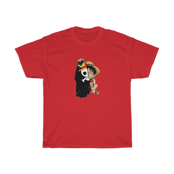 Men's Luffy printed Cotton Tee