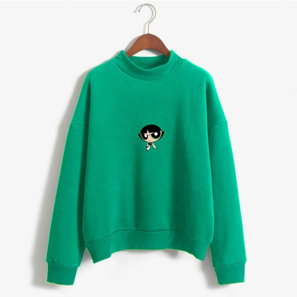 Women's powerpuff girls printed Sweatshirt