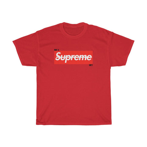 Women's Not a supreme sh!t graphic Heavy Cotton Tee