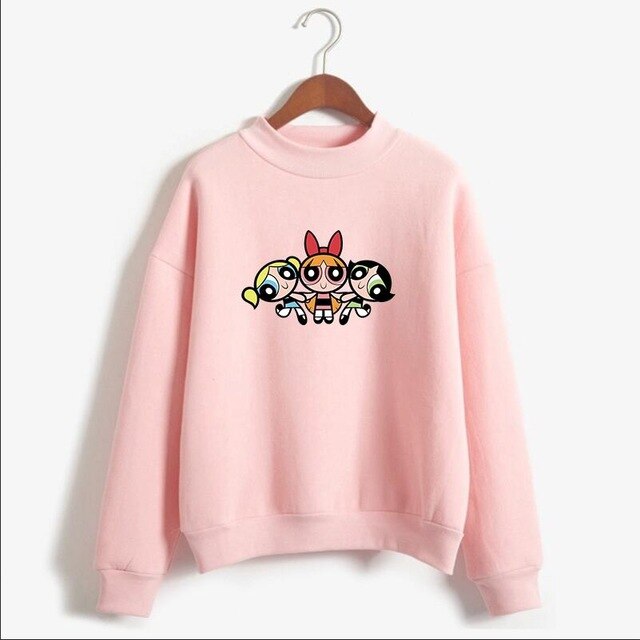 Women's powerpuff girls printed Sweatshirt