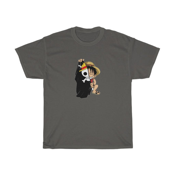 Men's Luffy printed Cotton Tee