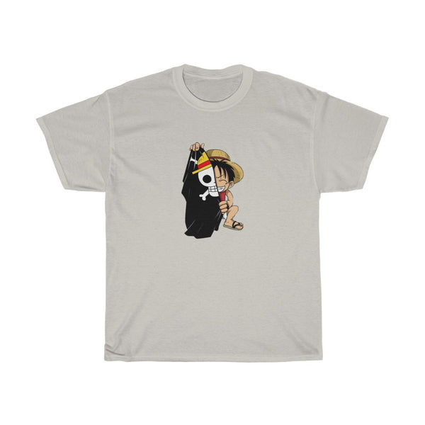 Men's Luffy printed Cotton Tee