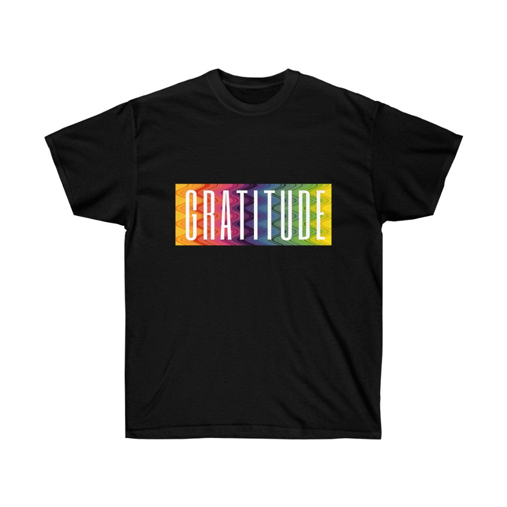 Gratitude graphic Unisex Ultra Cotton Tee