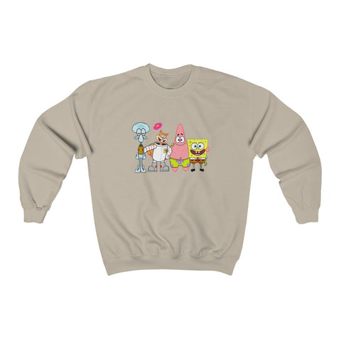 Unisex spongebob family graphic Heavy Blend™ Crewneck Sweatshirt