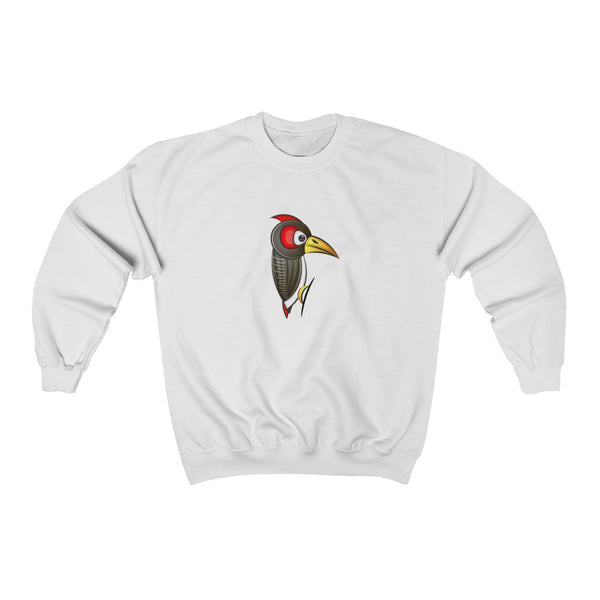 Unisex woodpecker graphic Heavy Blend™ Crewneck Sweatshirt