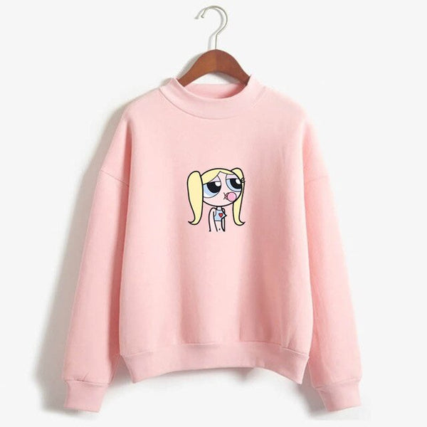 Women's powerpuff girls printed Sweatshirt