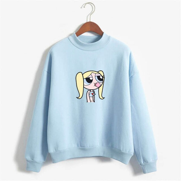 Women's powerpuff girls printed Sweatshirt