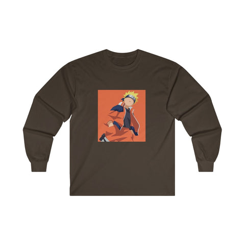 Naruto anime graphic unisex Cotton Long Sleeve Tee