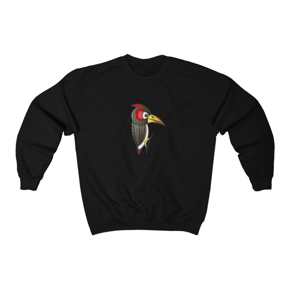 Unisex woodpecker graphic Heavy Blend™ Crewneck Sweatshirt