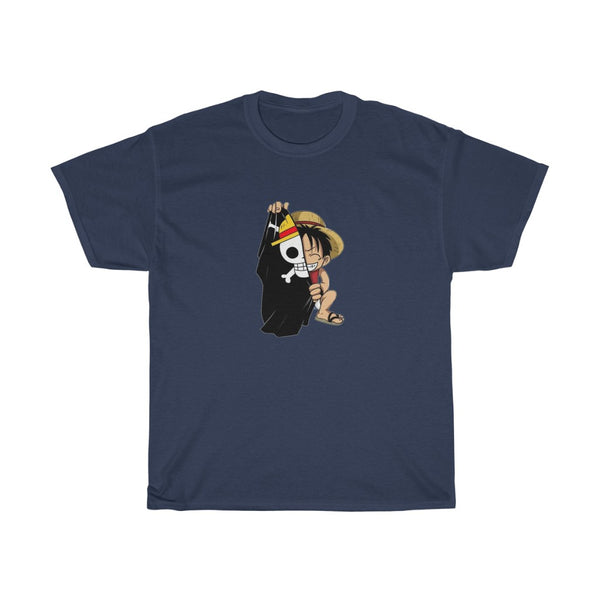 Men's Luffy printed Cotton Tee