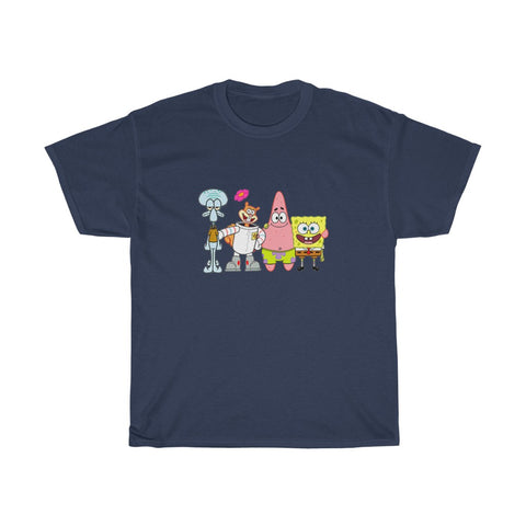 Unisex spongebob FAMILY graphic Cotton Tee