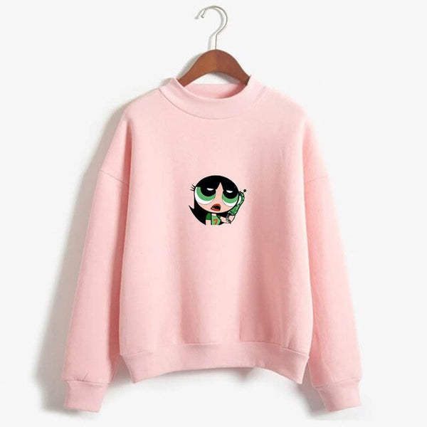 Women's powerpuff girls printed Sweatshirt