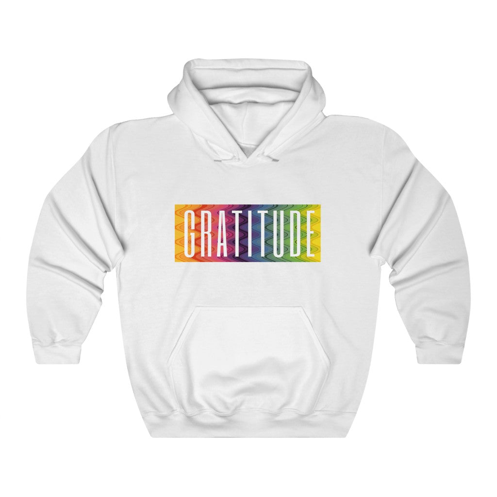 Gratitude graphic Unisex Heavy Blend™ Hooded Sweatshirt