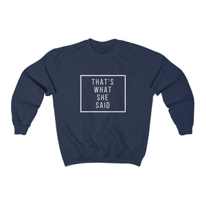 Micheal scott quote graphic Heavy Blend™ Crewneck Sweatshirt