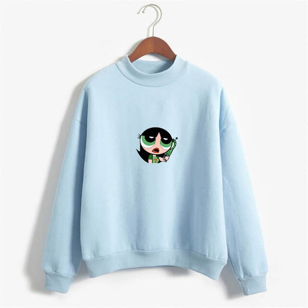 Women's powerpuff girls printed Sweatshirt