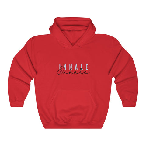 Inhale Exhale graphic Women's Heavy Blend™ Hooded Sweatshirt