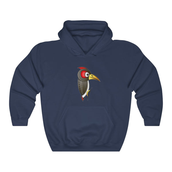 Unisex woodpecker graphic Heavy Blend™ Hooded Sweatshirt