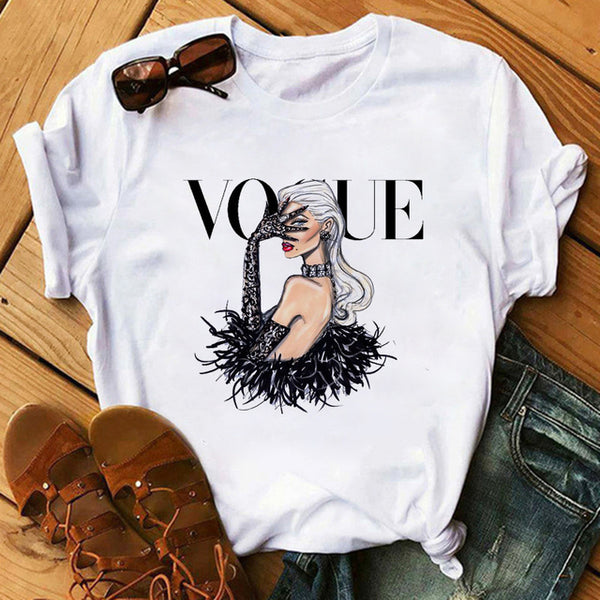 Women's Maycaur Vogue printed T-Shirt