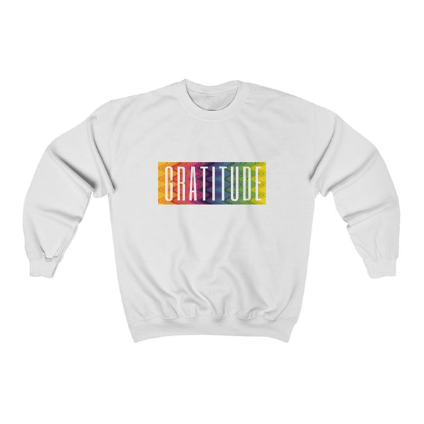 Gratitude graphic Unisex Heavy Blend™ Crewneck Sweatshirt