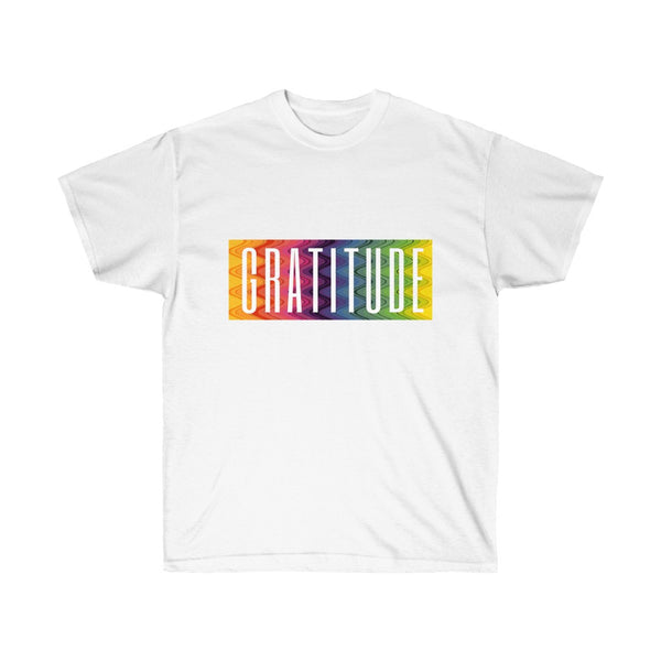 Gratitude graphic Unisex Ultra Cotton Tee