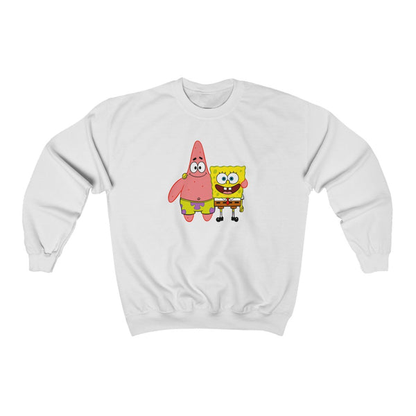 Unisex spongebob and patric FRIENDS Crewneck Sweatshirt