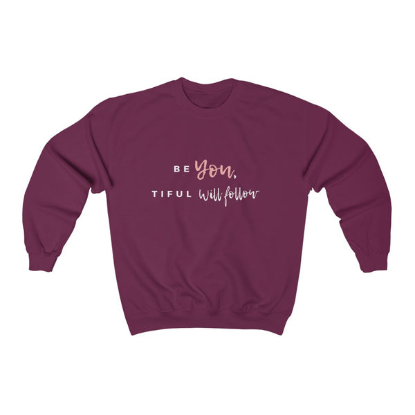 Women's Be-You printed Crewneck Sweatshirt