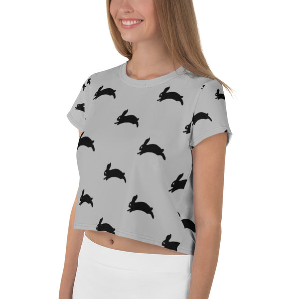 Women's All-Over Printed Crop Tee