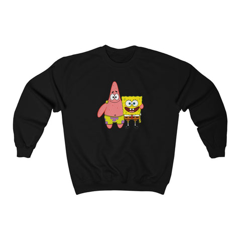 Unisex spongebob and patric FRIENDS Crewneck Sweatshirt