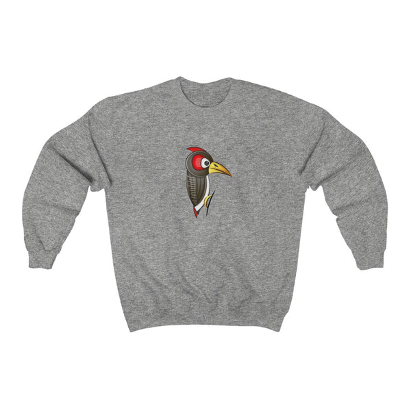 Unisex woodpecker graphic Heavy Blend™ Crewneck Sweatshirt