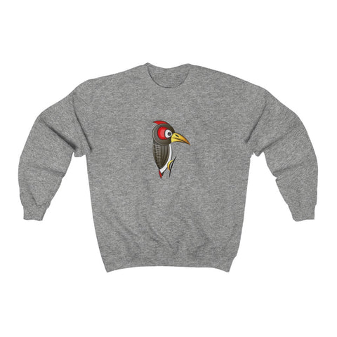 Unisex woodpecker graphic Heavy Blend™ Crewneck Sweatshirt