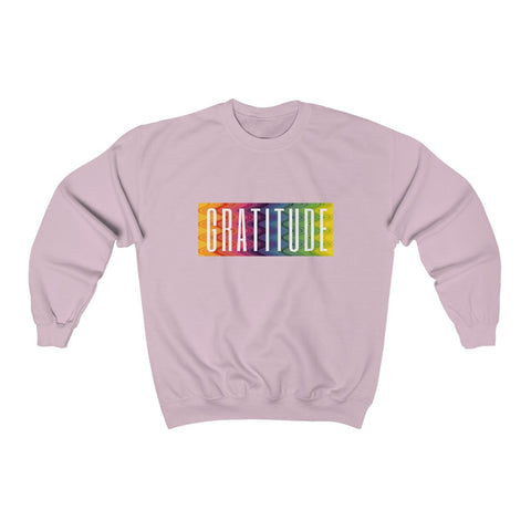 Gratitude graphic Unisex Heavy Blend™ Crewneck Sweatshirt