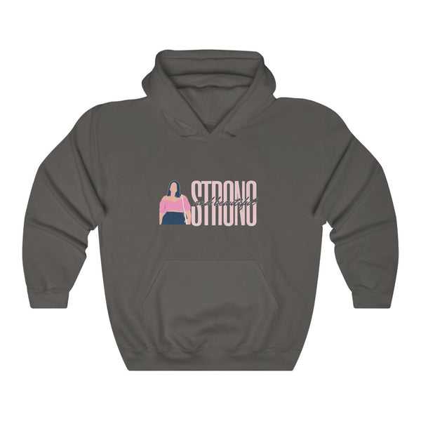 Strong & Beautiful graphic women's Heavy Blend™ Hooded Sweatshirt