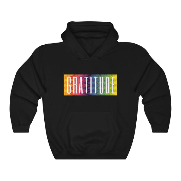 Gratitude graphic Unisex Heavy Blend™ Hooded Sweatshirt